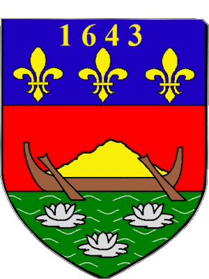 Blasón-Blasón Guyane & Cayenne 973 Departamentos - Ciudades Francia Banderas 