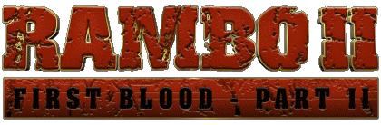 Logo First blood part 2 Rambo Películas Internacional Multimedia 