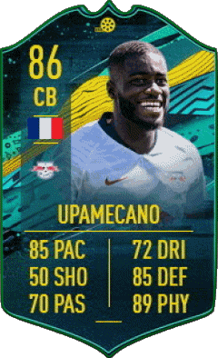 Dayot Upamecano Francia F I F A - Jugadores  cartas Vídeo Juegos Multimedia 