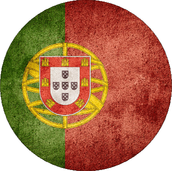 Rond Portugal Europe Drapeaux 