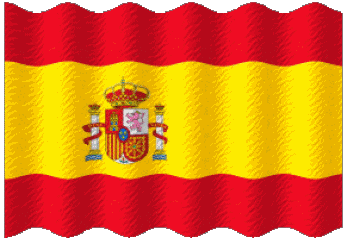 Welligkeit Spanien Europa Fahnen 