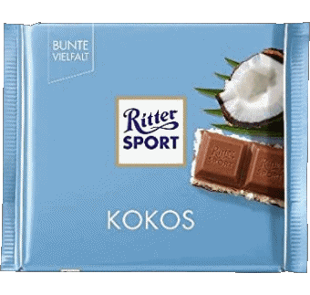 Kokos-Kokos Ritter Sport Chocolats Nourriture 