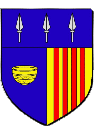 Blasone-Blasone BANASSAC 48 Dipartimenti - Città Francia Bandiere 