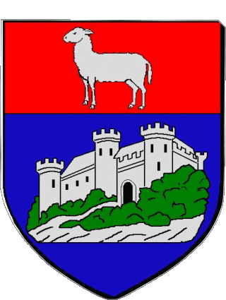 Blazon-Blazon CHAMPAGNOLE 39 Departments - Cities France Flags 