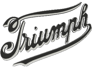 1907-1907 Logo Triumph MOTOCICLETAS Transporte 