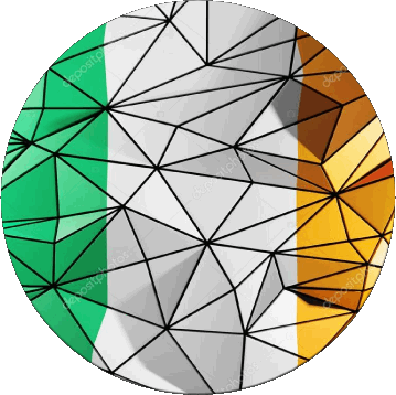 Rond Irlande Europe Drapeaux 