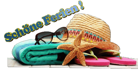 05 Transparent Background Schöne Ferien German Messages 
