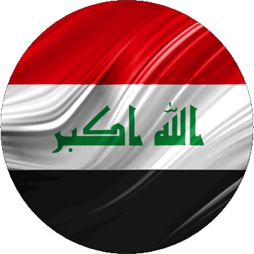 Tondo Iraq Asia Bandiere 