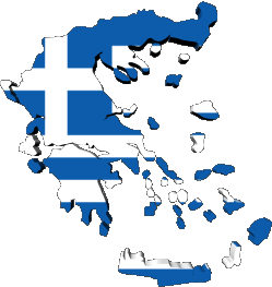 Map Greece Europe Flags 