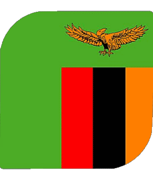 Platz Sambia Afrika Fahnen 