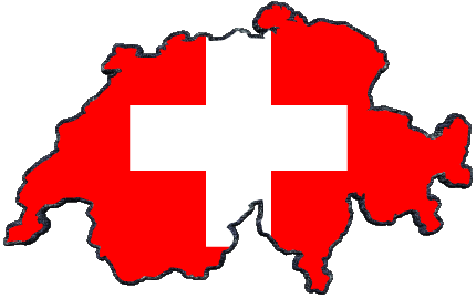 Map Swiss Europe Flags 