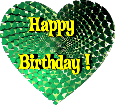 009 Heart Happy Birthday Anglais Messages 