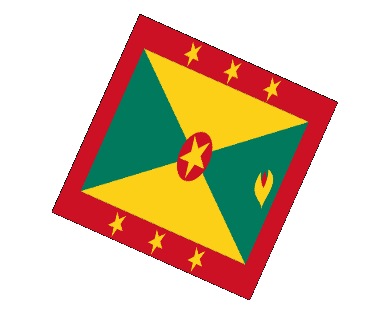 Sfera - Cubo Isole Grenada America Bandiere 