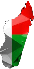Carte Madagascar Afrique Drapeaux 