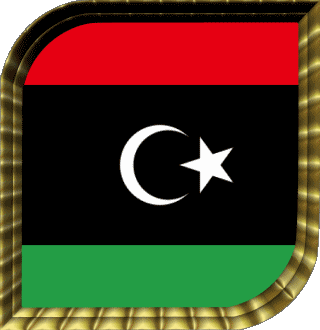 Plaza Libyen Afrika Fahnen 