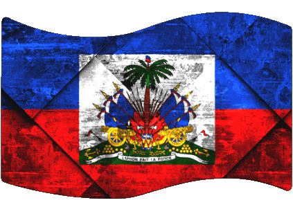 Rectangle Haïti Amériques Drapeaux 