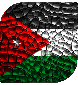 Square Jordan Asia Flags 