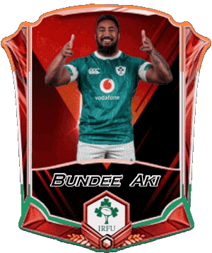 Bundee Aki Equipe 2025 Irlande Rugby - Joueurs Sports 