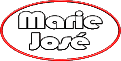 Marie José M Zusammengesetzter WEIBLICH - Frankreich Vorname 