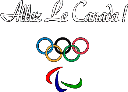 Jeux Olympiques Allez Le Canada Français Messages 