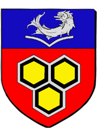 Wappen-Wappen CORBAS 69 Abteilungen - Städte Frankreich Fahnen 