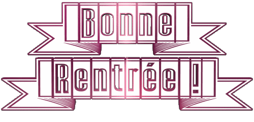 02 Transparenter Hintergrund Bonne Rentrée Französisch Nachrichten 