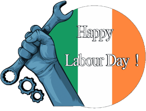 Ireland Happy Labour Day English Messages 