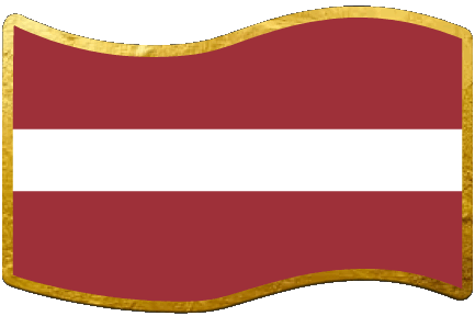 Rectangle Lettonie Europe Drapeaux 