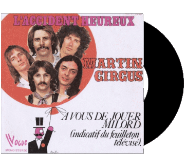 L'accident heureux - A vous de jouer Milord-L'accident heureux - A vous de jouer Milord Martin Circus Compilazione Francia anni '70 Musica Multimedia 