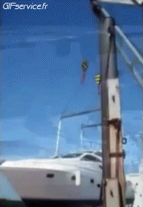 Mise à l eau Barcos Transporte Humor - Fun 