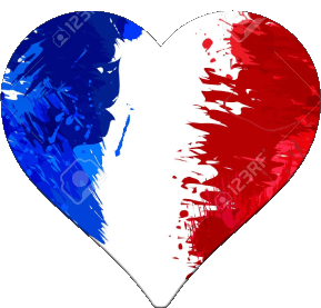 Cuore Nazionale Francia Bandiere 