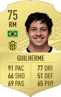 Guilherme Costa Marques Brésil F I F A - Joueurs Cartes Jeux Vidéo Multi Média 