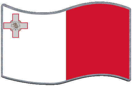 Rectángulo Malta Europa Banderas 