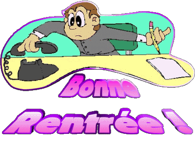 08 Transparenter Hintergrund Bonne Rentrée Französisch Nachrichten 