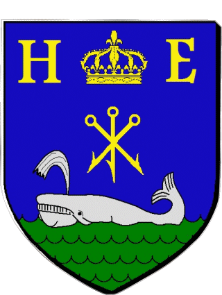 Blason-Blason HENDAYE 64 Départements - Villes France Drapeaux 