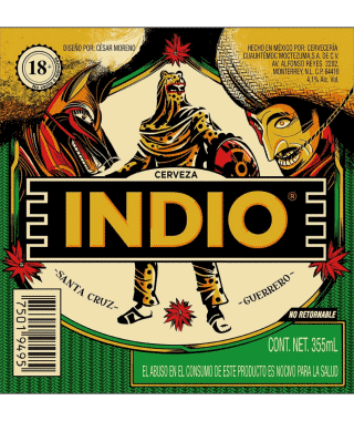 Indio Mexico Cervezas Bebidas 