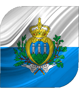 Platz San Marino Europa Fahnen 