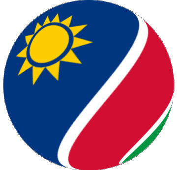 Sphere - Cube Namibia Africa Flags 