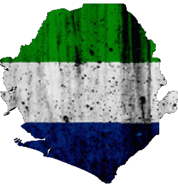 Map Sierra Leone Africa Flags 
