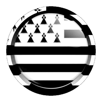 Rotondo - Anelli Bretagna Regioni Francia Bandiere 