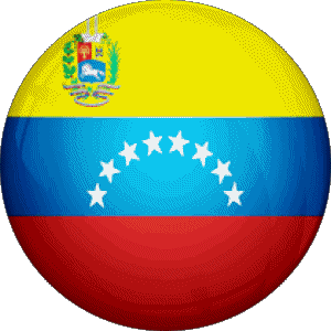 Tondo Venezuela America Bandiere 