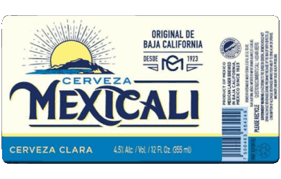Mexicali Mexico Beers Drinks 