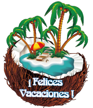 23 Fond Transparent Felices Vacaciones Espagnol Messages 