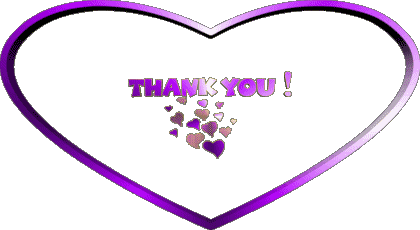 Coeur Thank You Anglais Messages 