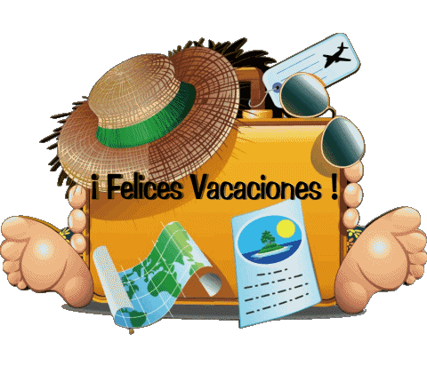 13 Fond Transparent Felices Vacaciones Espagnol Messages 