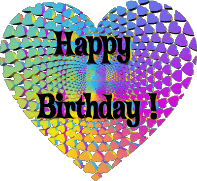 012 Heart Happy Birthday Inglés Mensajes 