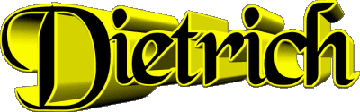 Dietrich D MASCULINE - German First Names 