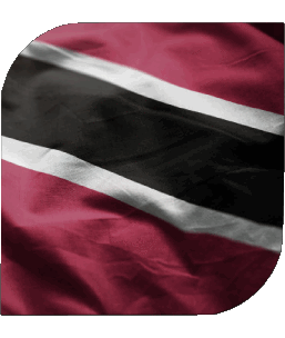 Carré Trinité et Tobago Amériques Drapeaux 