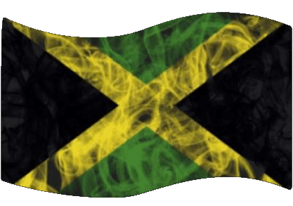 Rectangle Jamaica America Flags 