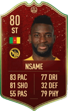 Jean-Pierre Nsame Cameroon F I F A - Card Players Video Games Multi Media 